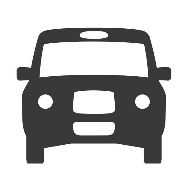 Taxi icon vector - Illustrazione vettoriale — Vettoriale Stock