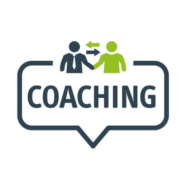 Konuşma balonu Koçluk Vektör İllüstrasyon