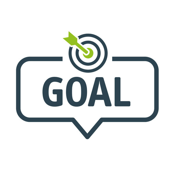 Speech bubble GOAL Vector Illustration