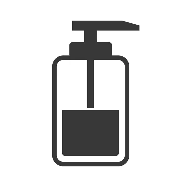 Icono Vectorial Ilustración Del Distribuidor Jabón Higiene Del Hogar Concepto — Vector de stock