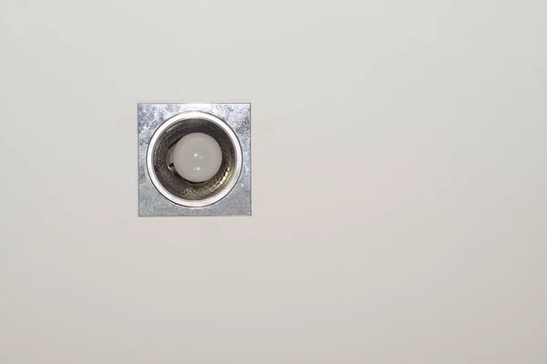 Down light ceiling on white background — Stock Photo, Image