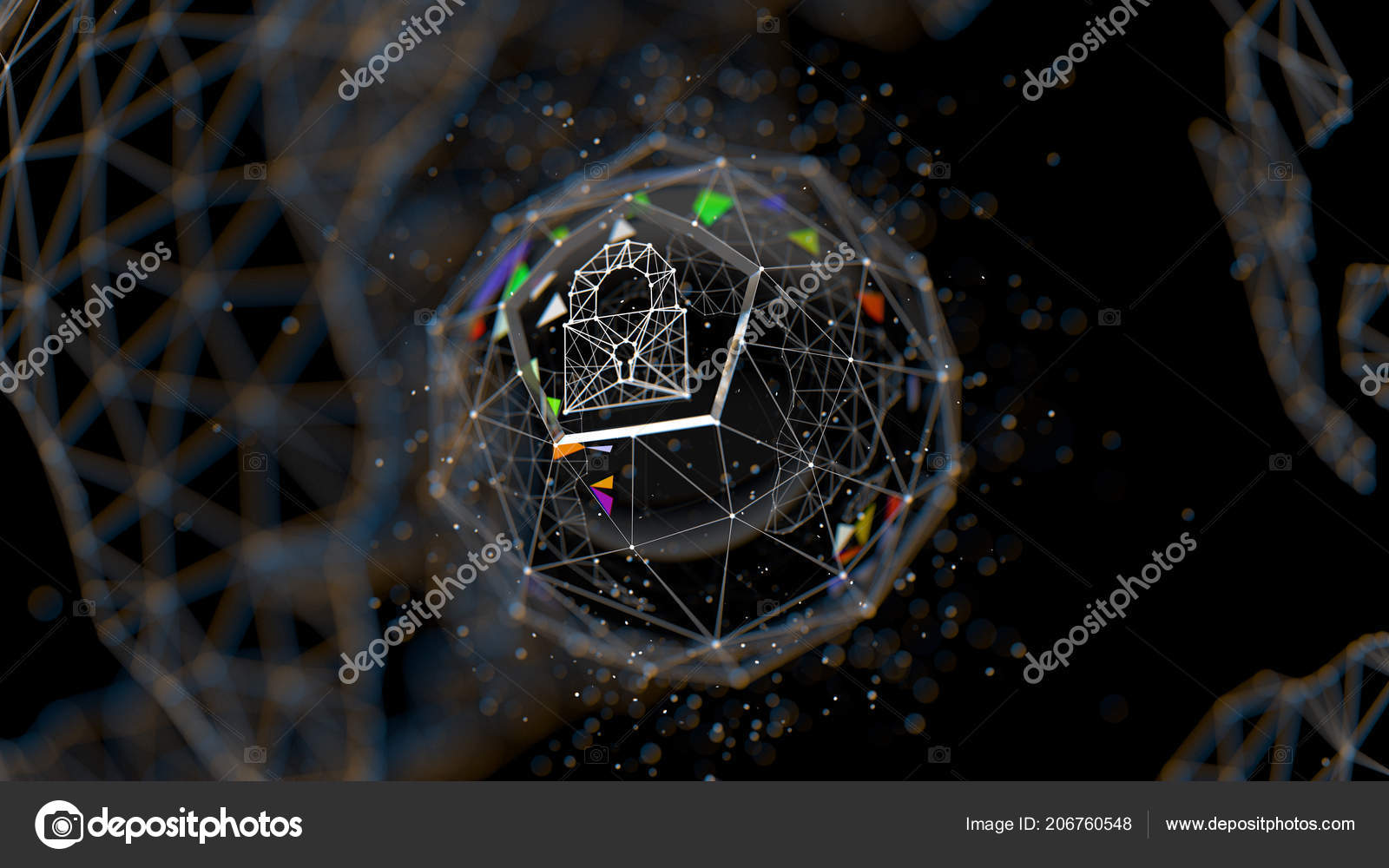 Abstract Crypto Cyber Security Technology Global Network Background Digital  Theme — Stock Photo © mt1278 #206760548