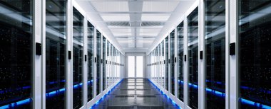 Yedekleme bulut veri servis merkezi. 3d render