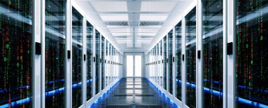 Yedekleme bulut veri servis merkezi. 3d render