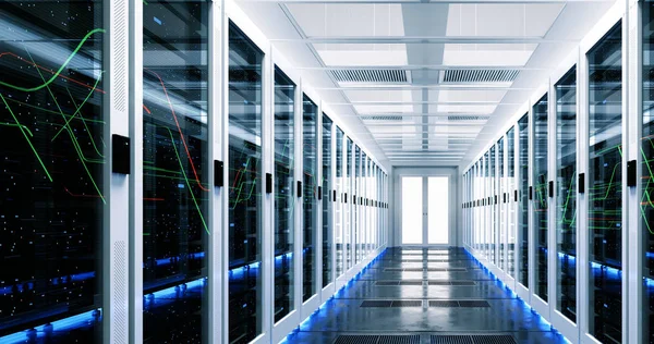 Backup cloud data service center. 3D rendering