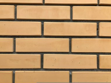 Pürüzsüz tuğla duvar kapanıyor. Arkaplan veya doku