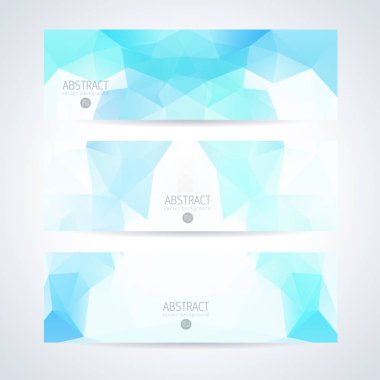 Vektör afiş soyut üçgen arka plan belirleme