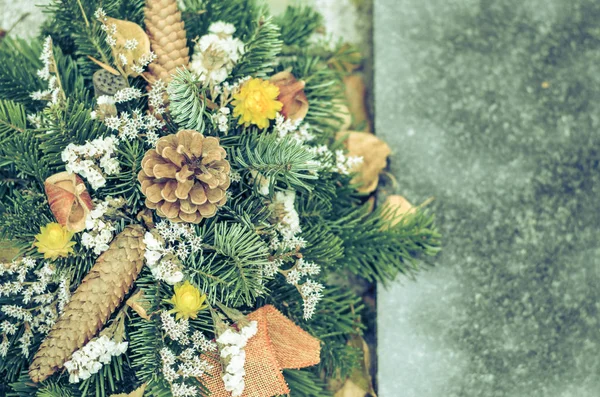 Decoración Flores Para Todos Los Santos Día Cementerio —  Fotos de Stock