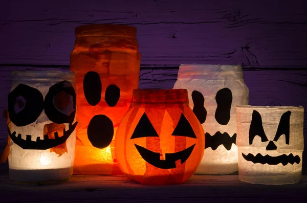 Halloween funny decoration craftmanship — Stock Photo, Image