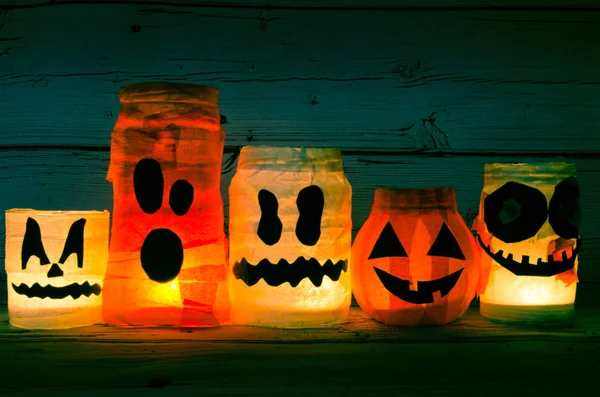 Halloween funny decoration craftmanship — Stock Photo, Image