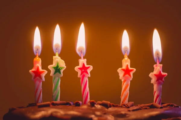 Feliz bolo de aniversário — Fotografia de Stock