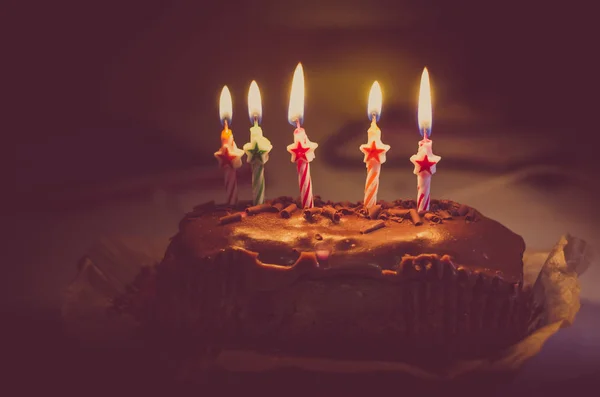 Feliz bolo de aniversário — Fotografia de Stock