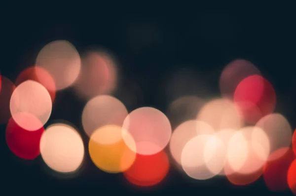 Iluminado Brillante Bokeh Rojo Amarillo Azul Púrpura Copia Espacio Fondo — Foto de Stock