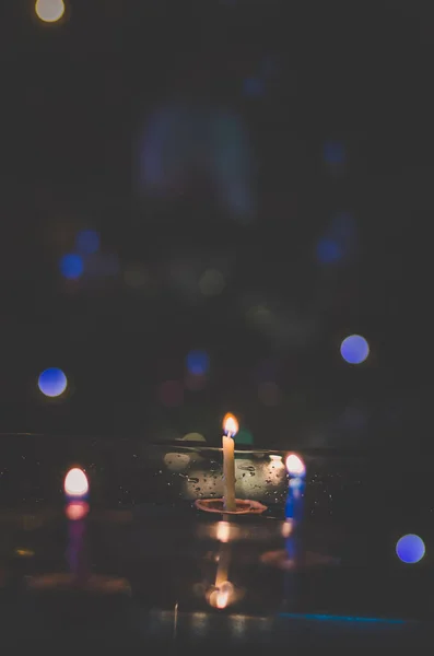 Jul Tradition Nöt Skal Flyter Vattenytan Östeuropa Tradition — Stockfoto