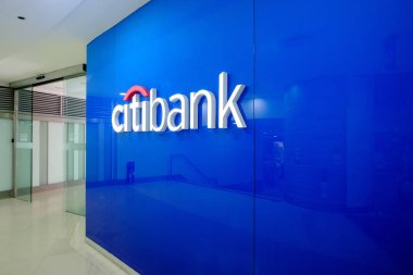 Bangkok, Tayland - 30 Temmuz 2018: Citibank tabelası kapalı olarak kuruldu. Citibank, 1812 yılında New York Şehir Bankası olarak kurulan çok uluslu Citigroup finansal hizmetler bir bankacılık bölümüdür.