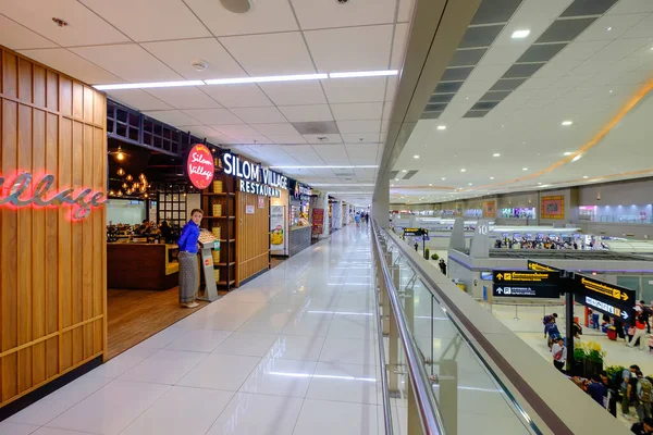 Bangkok Thailand Augusti 2018 Visa Restaurang Don Mueang International Airport — Stockfoto