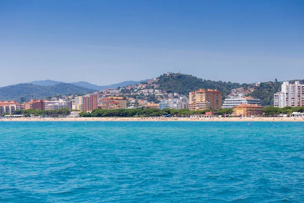 Spain Catalonia July 2018 Travel Boat Costa Brava Calella Pineda — Stockfoto