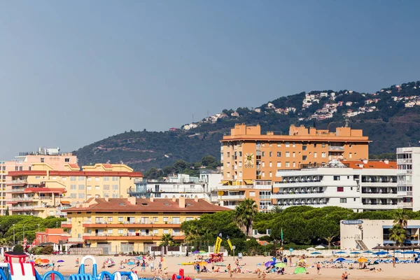 Spain Catalonia July 2018 Travel Boat Costa Brava Calella Pineda — Stock fotografie