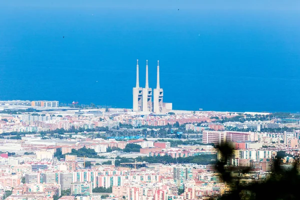 Spain Catalonia Barcelona Summer 2019 Tibidabo — Stock Photo, Image