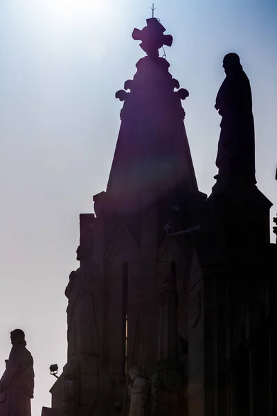 Espanha Catalunha Barcelona Verão 2019 Tibidabo — Fotografia de Stock