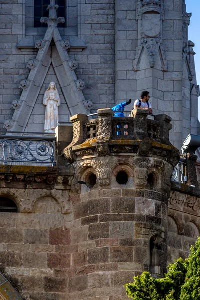 Espanha Catalunha Barcelona Verão 2019 Tibidabo — Fotografia de Stock