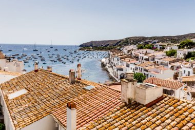 İspanya, Katalonya, Lligat Limanı, yaz Cadaques 2019