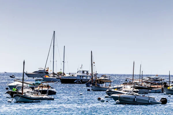 Spanje Catalonië Haven Van Lligatcadaques Zomer 2019 — Stockfoto