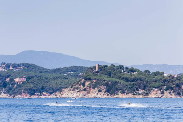 Spanya Katalonya Costa Brava 2019 Calella Pineda Santa Susanna Malgrat — Stok fotoğraf