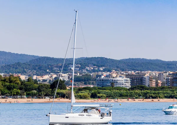 Spanyolország Katalónia Costa Brava 2019 Calella Pineda Santa Susanna Malgrat — Stock Fotó