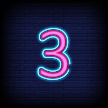Bir Tuğla Duvar Arkaplan Tasarımı ile Neon Vector modern moda tasarımı gece panosu parlak reklam ışığı ışık sanatı tasarımı. Vektör İllüstrasyonu