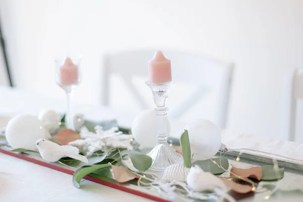 Tabe de Noël minimaliste moderne = le décor — Photo