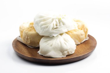 Çince buns atmak / beyaz arka plan üzerinde kapalı