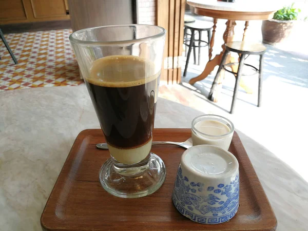 Thaise Stijl Koffie Coffeeshop Bangokok — Stockfoto