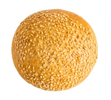 beyaz arka plan üzerinde izole burger çörekler