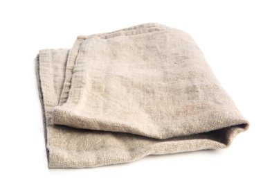 temiz bej tekstil, peçete serviette beyaz izole 