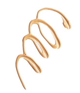 makyaj bej temel krem beyaz izole