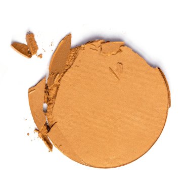 profesyonel makyaj tozu temel toz beyaz izole