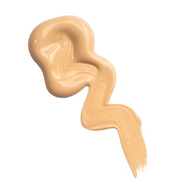 profesyonel kozmetik bej temel sesi beyaz izole