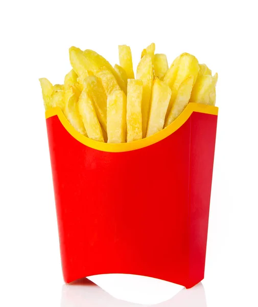 Patates kızartması kırmızı paket içinde  