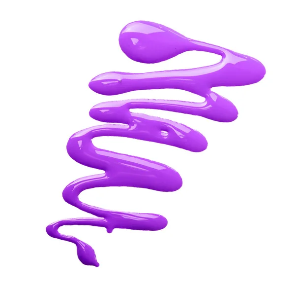 Фіолетова Яскрава Хвиля Фарби Ізольована Білому — стокове фото