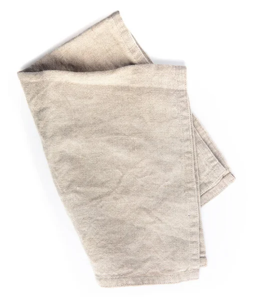 temiz bej bulaşık bezi malzeme, peçete serviette beyaz izole 