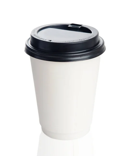 Кава Щоб Піти Гарячий Ранковий Напій Чашці — стокове фото