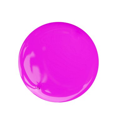 beyaz arka plan üzerinde mor sıvı krem boya