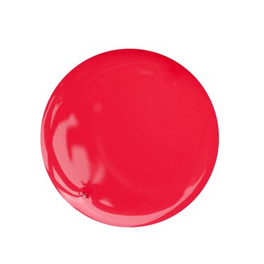 beyaz arka plan üzerinde kırmızı sıvı krem boya