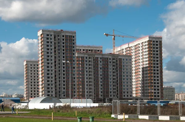 Moscou Russie Octobre 2016 Construction Nouveaux Immeubles Appartements Tushino Partie — Photo