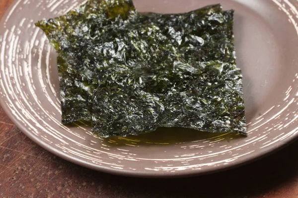 Dry Seaweed Leaves Furmi Kim Vegan Food — Stock Photo, Image