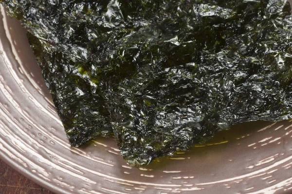 Dry Seaweed Leaves Furmi Kim Vegan Food — Stock Photo, Image