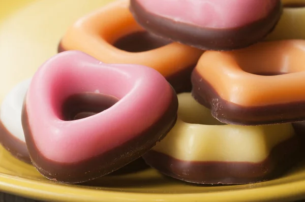 Donuts Com Gelo Cobertura Tiro Perto — Fotografia de Stock