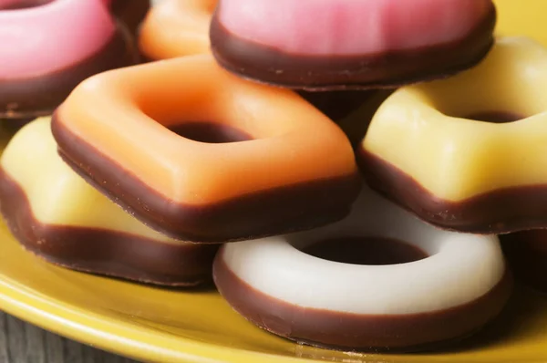 Donuts Com Gelo Cobertura Tiro Perto — Fotografia de Stock