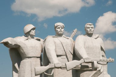 Panfilov Kahramanlarının anıtı. Moskova bölgesi. Volokolamsk bölgesi, Dubosekovo